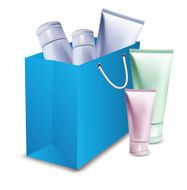 Gift blue bag
