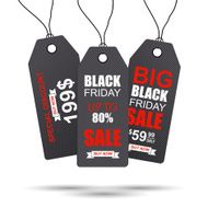 Black Friday collection sales tag
