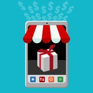Retail Mobile Purchase Icon