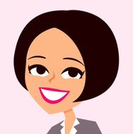 Brunette girl smiling