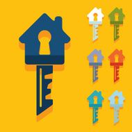 Flat design key N5