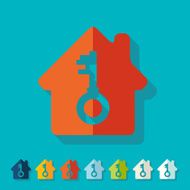 Flat design house N6