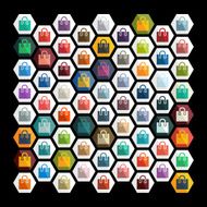 Flat design bag N7