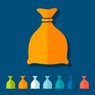 Flat design sack N3