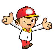 Red Delivery Man mascot has been welcomed with both hands