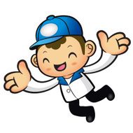 The Blue Delivery Man has been welcomed with both hands