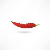 Icon of red hot chili pepper N10