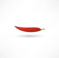 Icon of red hot chili pepper N12