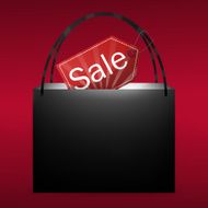 SALE Bag Design 3d elements design