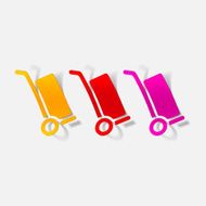 realistic design element trolley N14