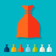 Flat design sack N4