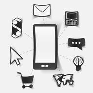 concept for online shopping smartphone N2