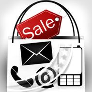 SALE Bag Design 3d elements design N3