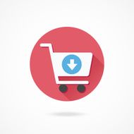 Vector Remove from Shopping Cart Icon