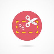 Vector Sale Coupon Icon