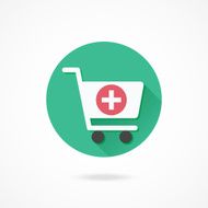 Vector Shopping Cart Add to Icon