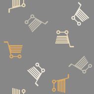 seamless background shopping trolley N12
