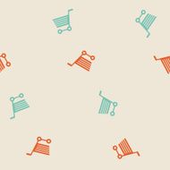 seamless background shopping trolley N13
