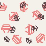 seamless background shopping basket N7