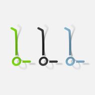 realistic design element trolley N22