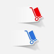 realistic design element trolley delivery N5