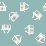 seamless background shopping basket N8