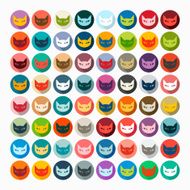 Flat design cat N9