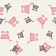 seamless background shopping trolley N18
