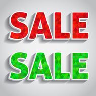 Red and green sale