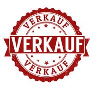 Sale in german languagestamp