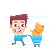 assistant in the shopping