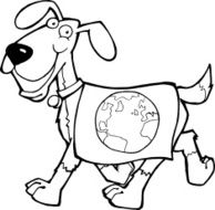 Dog Earth Blanket N2