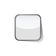 stickers white vector illustration