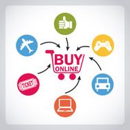 Online Business Icons - Vector Illustration N9