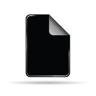 stickers black vector illustration