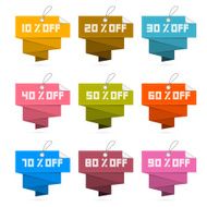 Paper Discount Labels Tags