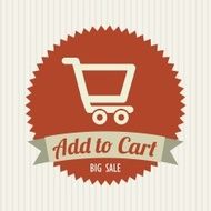 Add to Cart Design - Vector Illustration