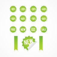 Green sales labels