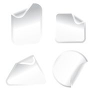 white stickers