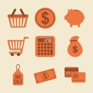 Shopping Icons N193