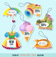 Price and discount tags