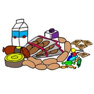 Composition with food products