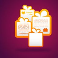 Vector design concept presents