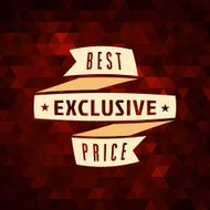 Red 3D vector text of sale discount price offer N3