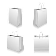 White Shopping Paper Bag