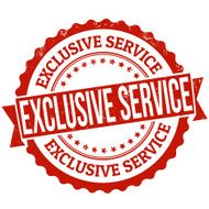 Exclusive service stamp