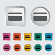 Credit card single icon N3