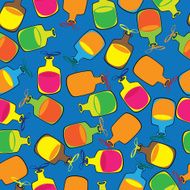 seamless pattern multicolor tag