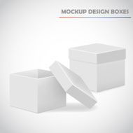 mocup boxes vector