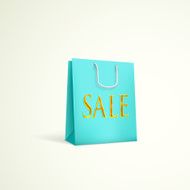 azure shopping bag sale concept N2